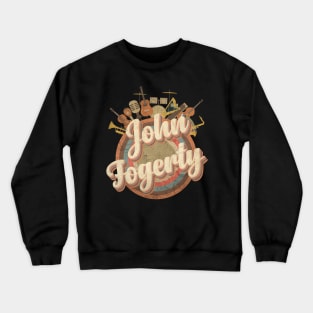 John Fogerty - Bad Moon Retro 70s Typo Crewneck Sweatshirt